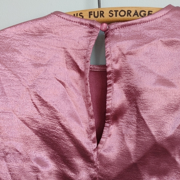 Topshop | satin crop top - Picture 6 of 9